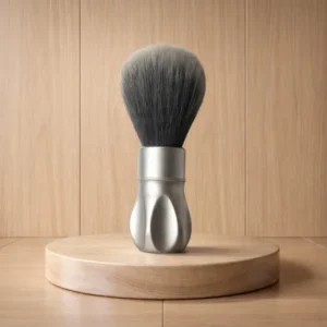 Silver Metal Synthetic Black Hair