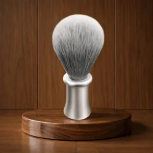 Silver Metal Handle Shaving Brush