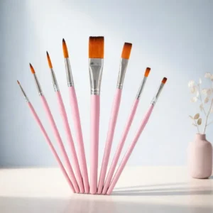 Round & Flat Paint Brush 7