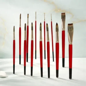 Round & Flat Paint Brush 3