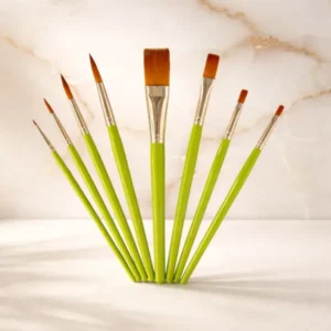 Round & Flat Paint Brush 1