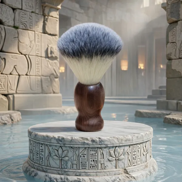 Brown Wooden Handle Shaving Brush